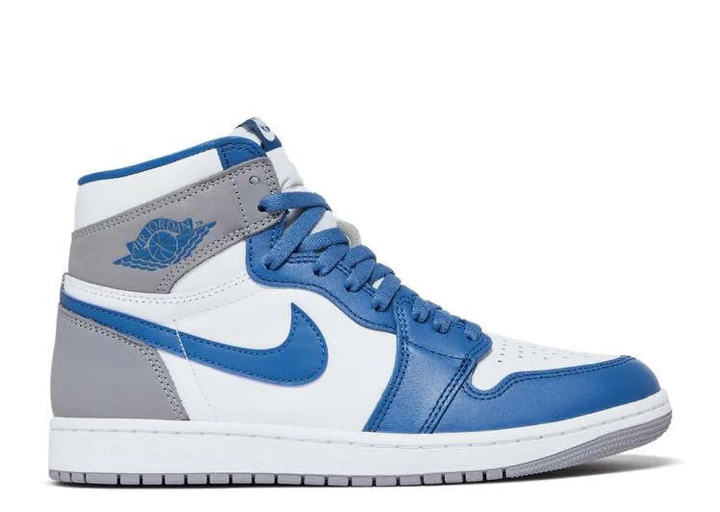 Nike Air Jordan 1 Retro High OG First in Flight Women's Shoes Blue Gray White