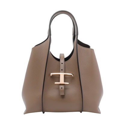 Tod's Women Mini Leather T Timeless Shopping Bag