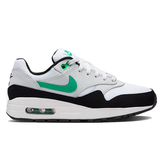 Nike Air Max 1 Shoes White Green Black Stadium Green