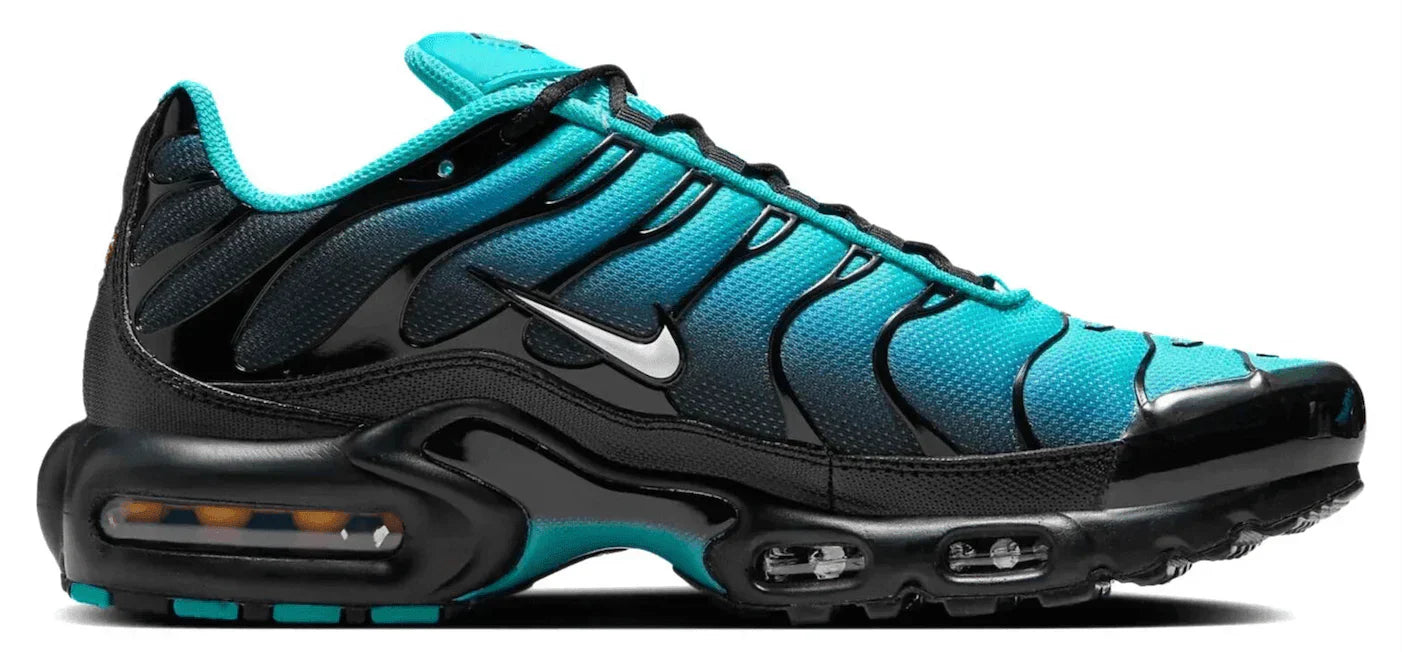 Nike Air Max Plus Men's Shoes Light Retro Black White Summit White Palm Caribbean Sea