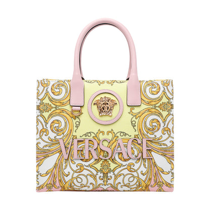 Versace Women Small La Medusa Printed Shopping Bag