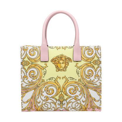 Versace Women Small La Medusa Printed Shopping Bag