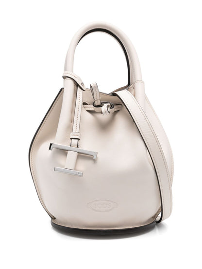 Tod's Women Mini Leather Bucket Bag