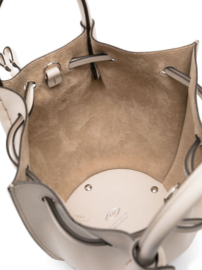 Tod's Women Mini Leather Bucket Bag